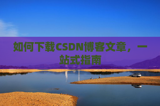 如何下载CSDN博客文章，一站式指南